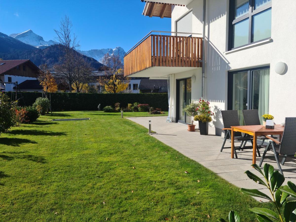 Ferienwohnung Blickfang Garmisch-Partenkirchen Exteriör bild