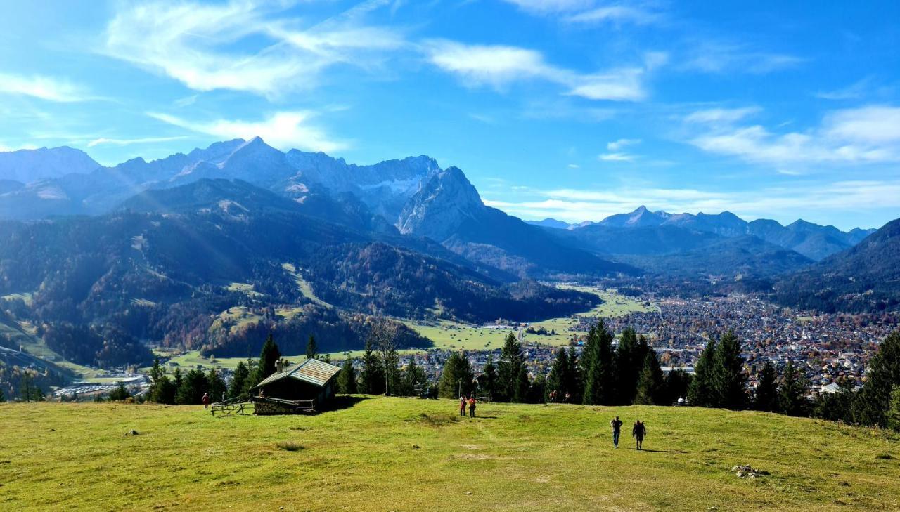 Ferienwohnung Blickfang Garmisch-Partenkirchen Exteriör bild